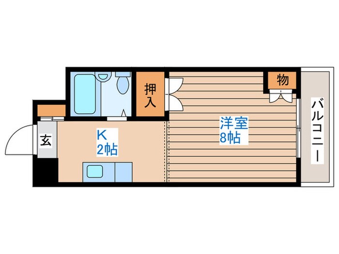 ワタナベレジデンスの物件間取画像