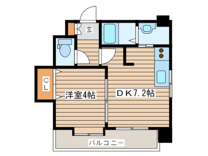 クラッセ北大通りⅡの物件間取画像