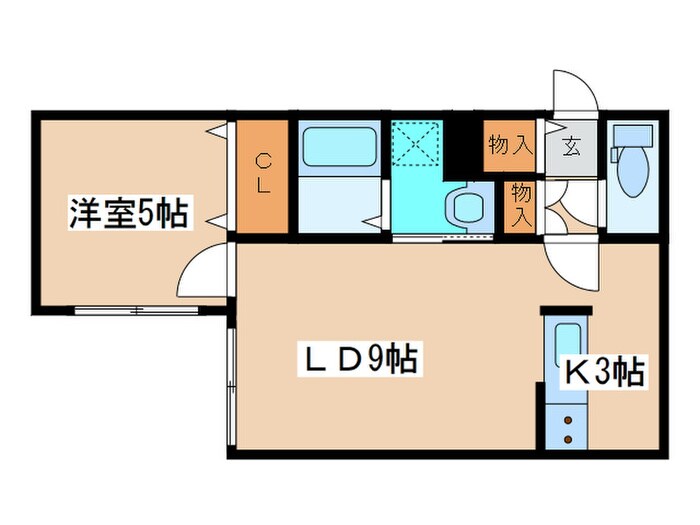 クラリス菊水Ⅱの物件間取画像