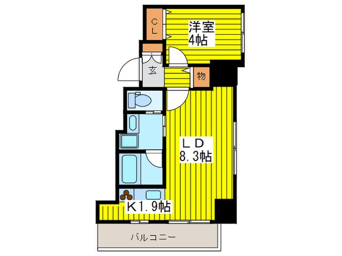 ＰＲＩＭＥ　ＵＲＢＡＮ大通東の物件間取画像