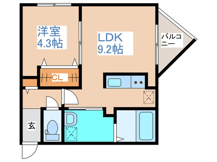 SeasonsⅡの物件間取画像