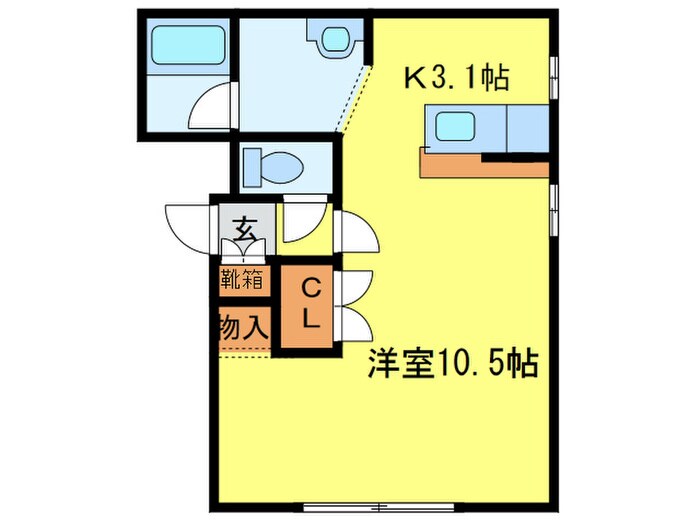 宮の森フラッツの物件間取画像