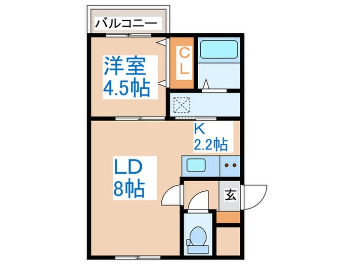 フィオラノセレッソの物件間取画像