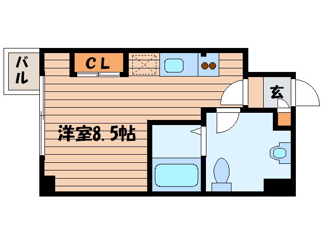 プライマル札幌北18条の物件間取画像