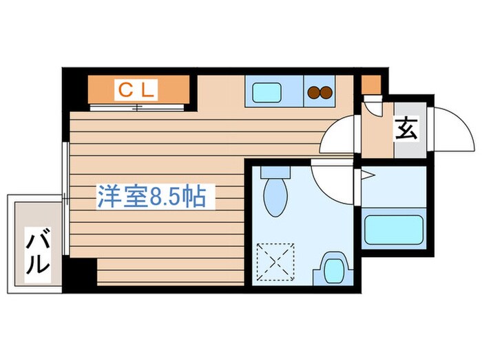 プライマル札幌北18条の物件間取画像