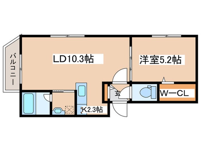 ポプラ館北大前の物件間取画像