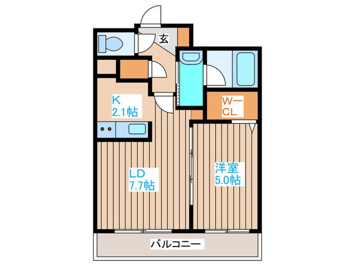 フェーラシュヴァル菊水の物件間取画像