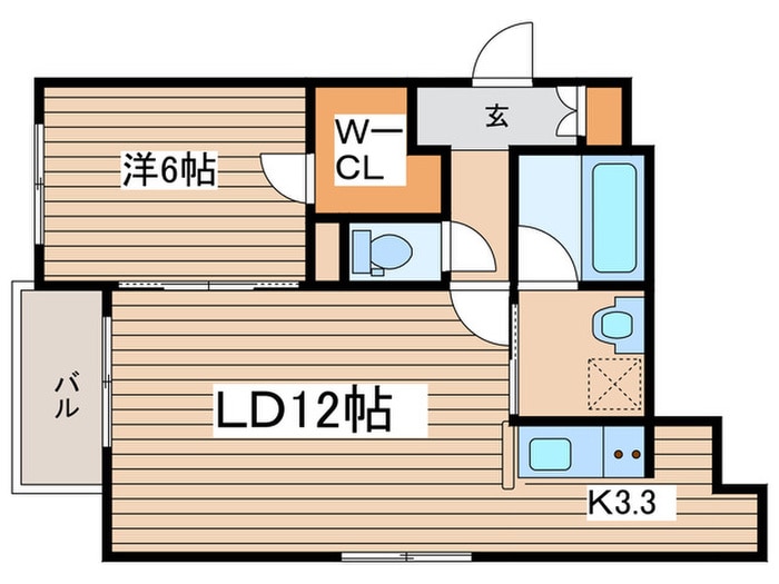 Hills美香保の物件間取画像