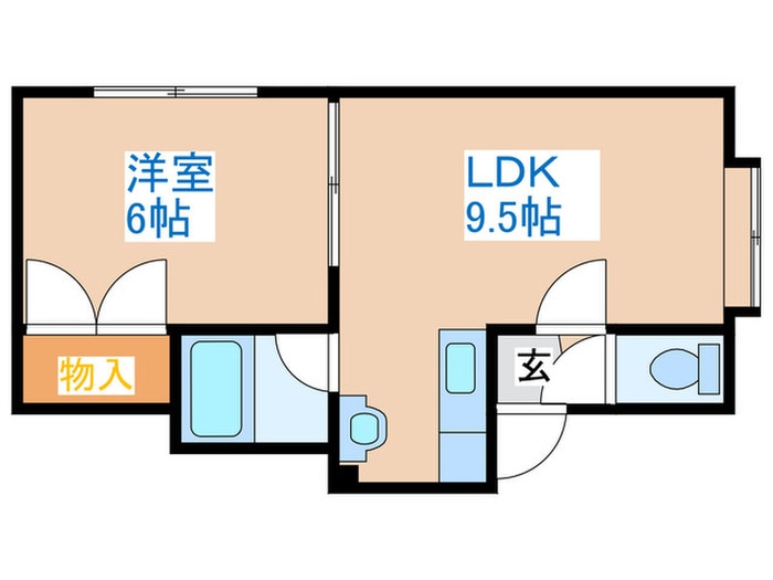 ウィーンの森八番館の物件間取画像