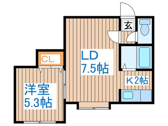 アルファコ－トの物件間取画像