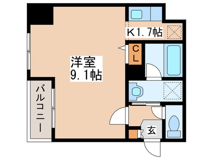 アルティ美園の物件間取画像