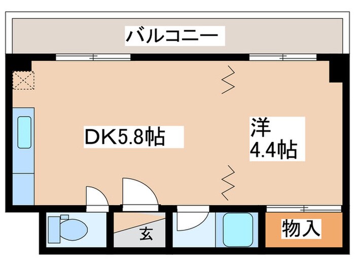 高栄パーク　の物件間取画像