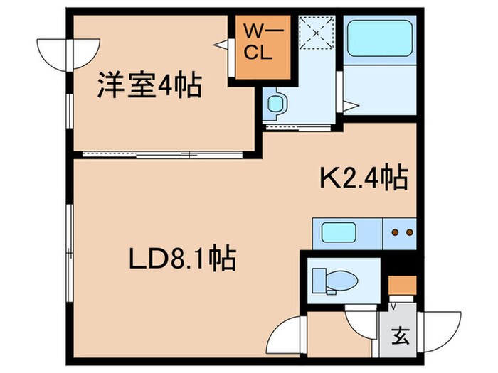 Alta Marea 月寒中央の物件間取画像