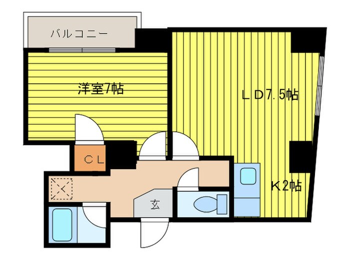 南１西１８丁目ビルの物件間取画像