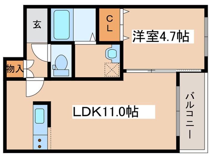 Arcadiaの物件間取画像