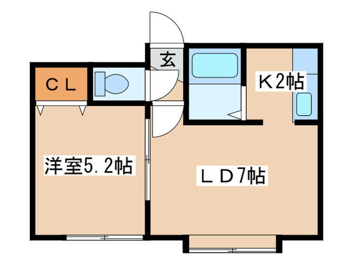 ドミトリーSKの物件間取画像