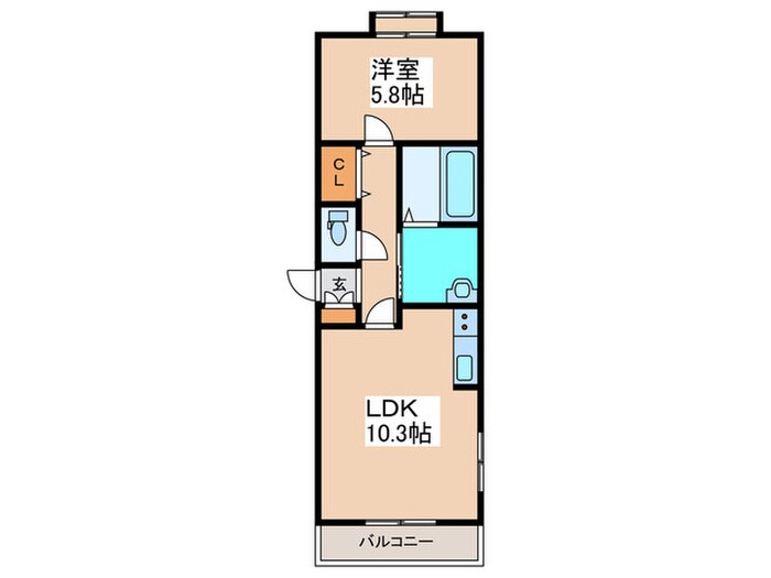 イーストムーン4・16の物件間取画像