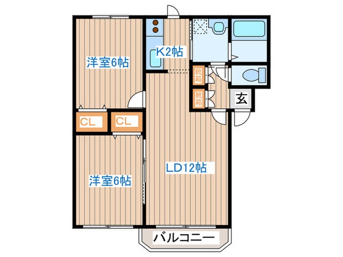 サンクレメンテ７の物件間取画像