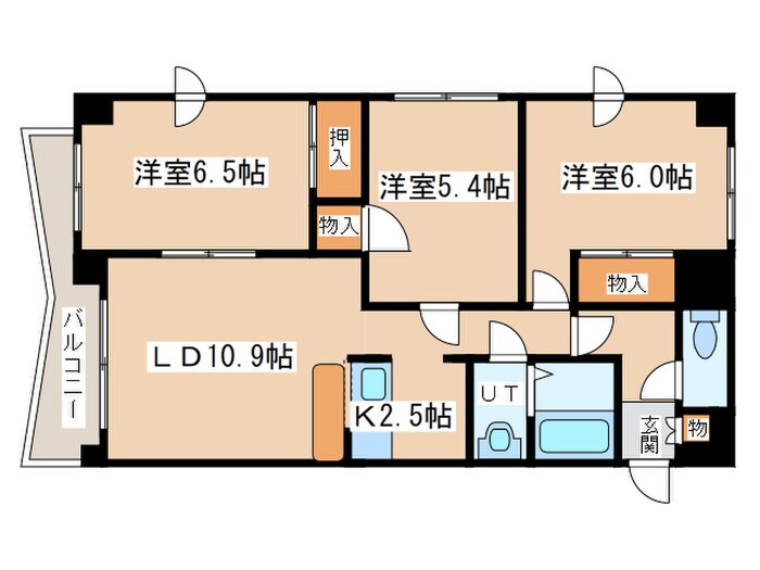 サイラム雅の物件間取画像