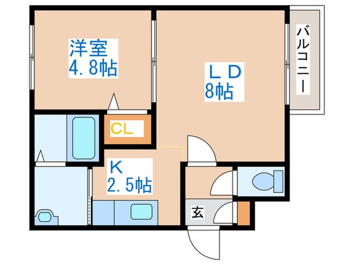 ロイヤルカレッジの物件間取画像