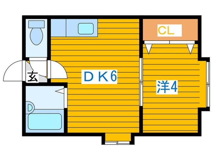 フラットО豊平の物件間取画像
