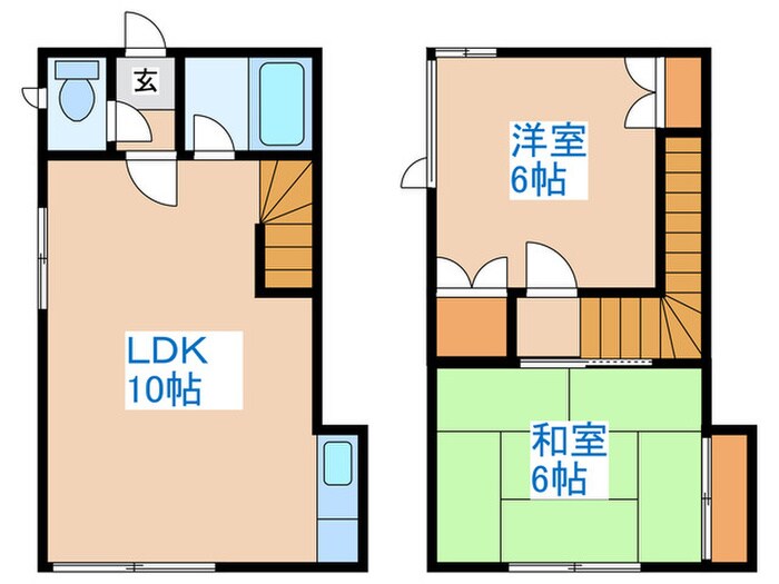 ﾘﾊﾞｰｻｲﾄﾞﾏﾝｼｮﾝの物件間取画像