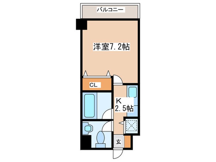 メ－プル北円山の物件間取画像