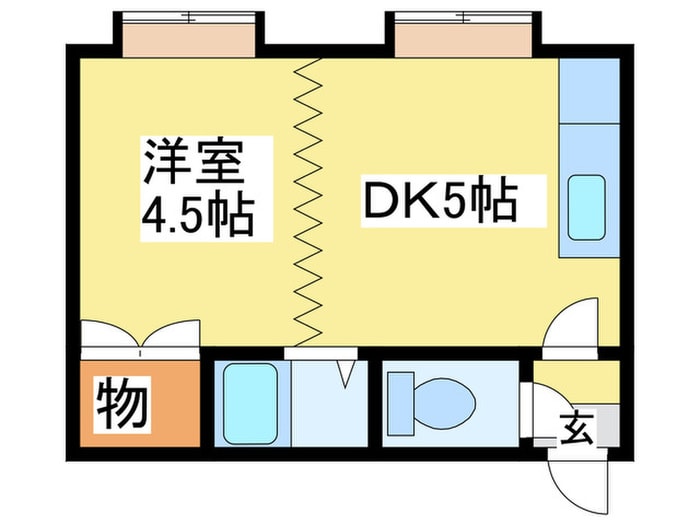 メゾン東豊の物件間取画像