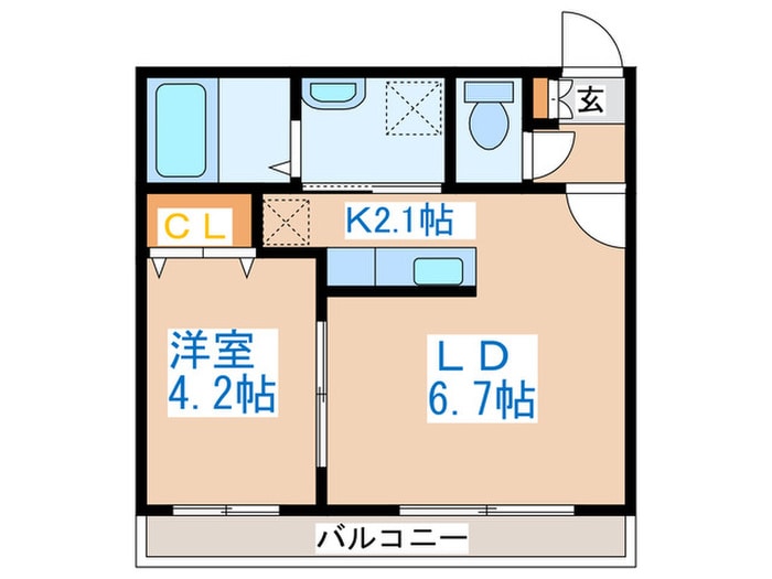 Ｖｅｒｔの物件間取画像