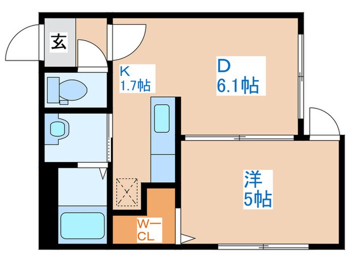 ルチアーノ発寒南の物件間取画像