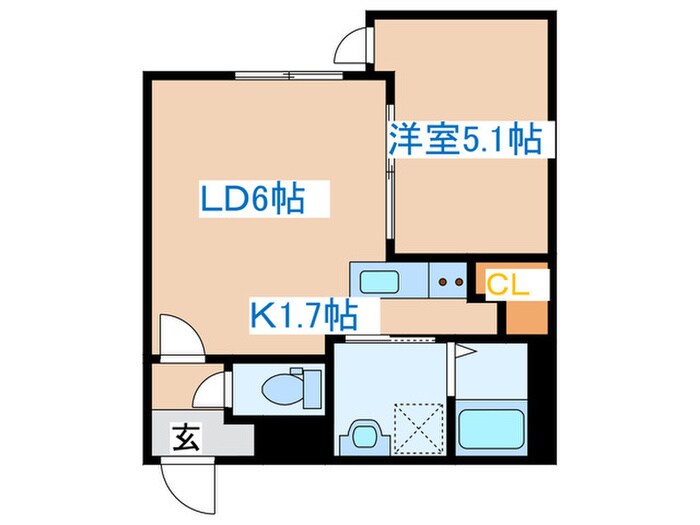 ラグジースペース南郷の物件間取画像