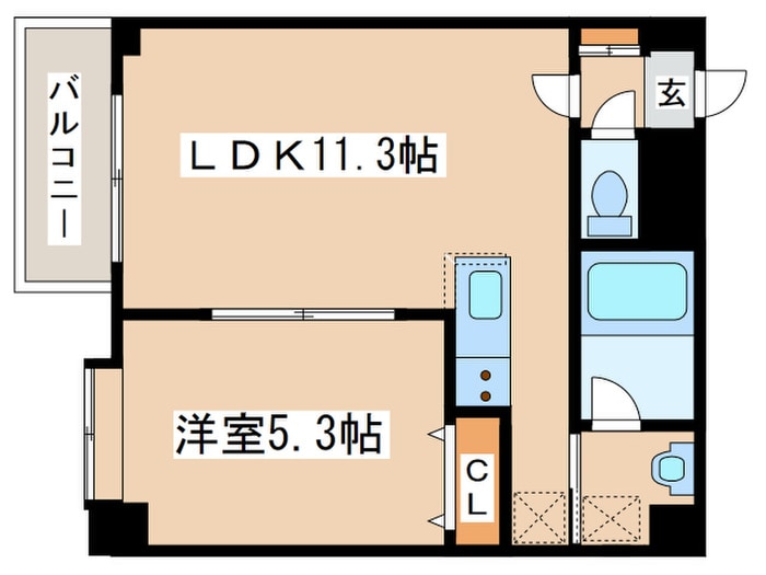 シャトレ東札幌の物件間取画像