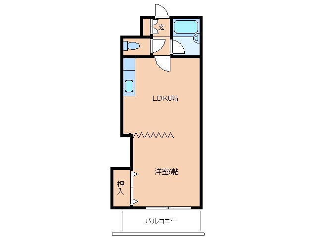 ハイツベールシバの物件間取画像