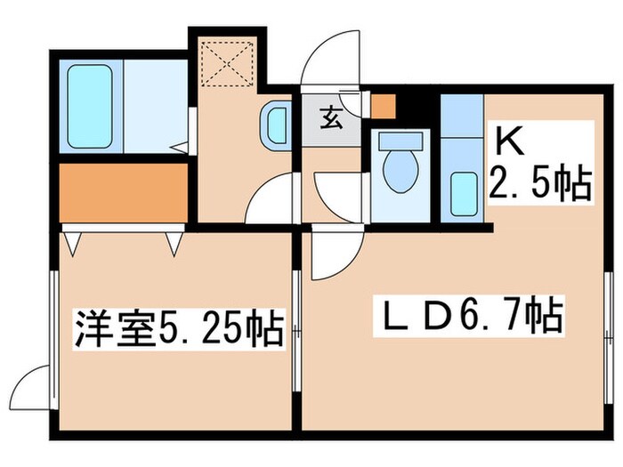 ガ－メットクロスの物件間取画像