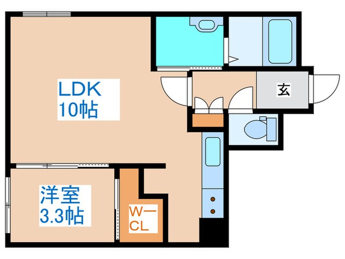 LIISA北大EASTの物件間取画像