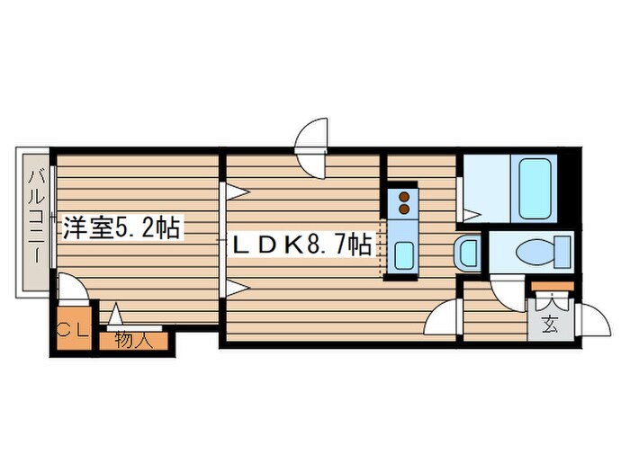 シャングリラAの物件間取画像