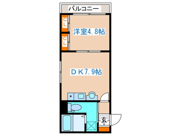 かおるビルの物件間取画像