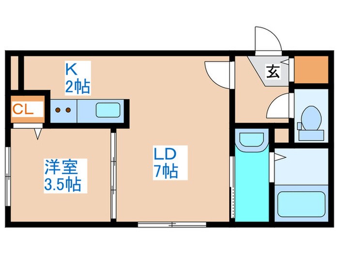 Rin南郷の物件間取画像