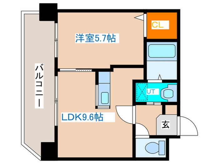 ＦＬＡＴ　Ｔ／Ｇの物件間取画像