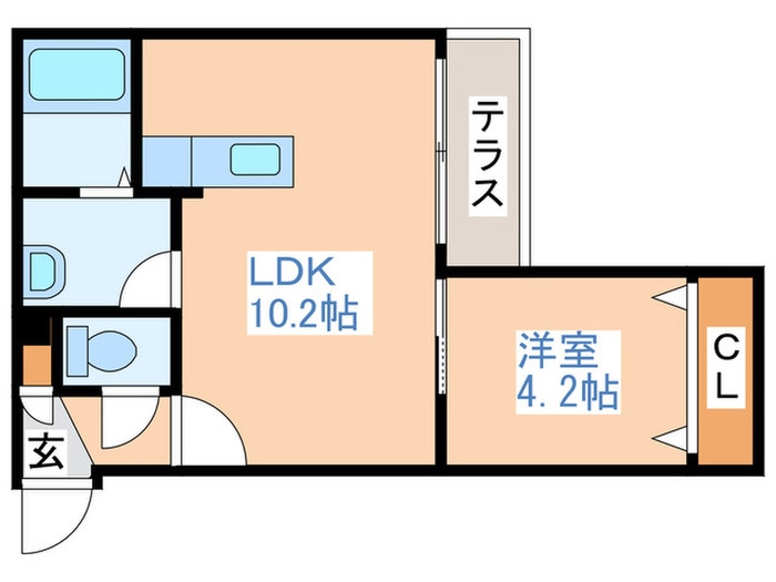 グラスマーレⅢの物件間取画像