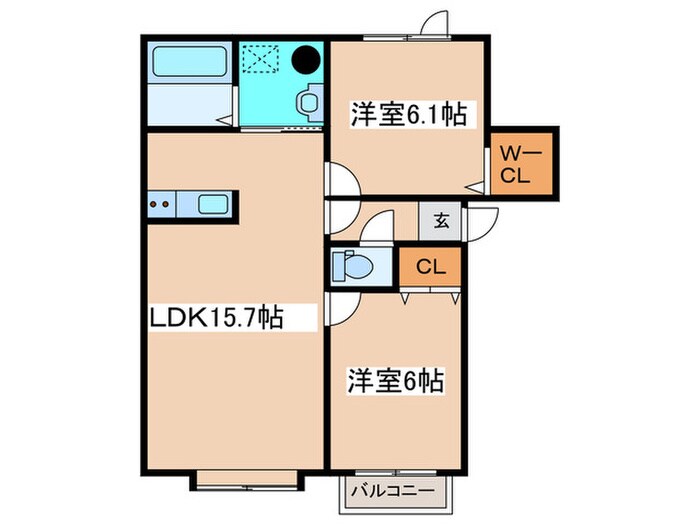 リーブラスの物件間取画像