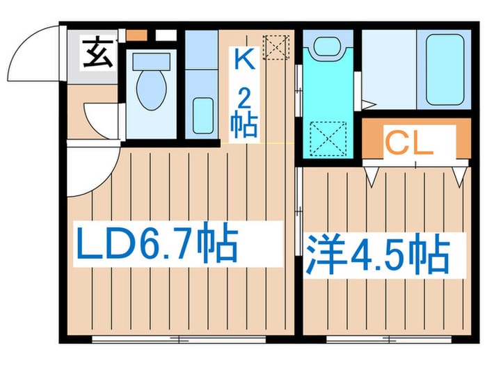 マリ－ノ南円山の物件間取画像