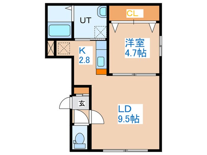 ＣＯＭＳ　ＴｉＴｉの物件間取画像