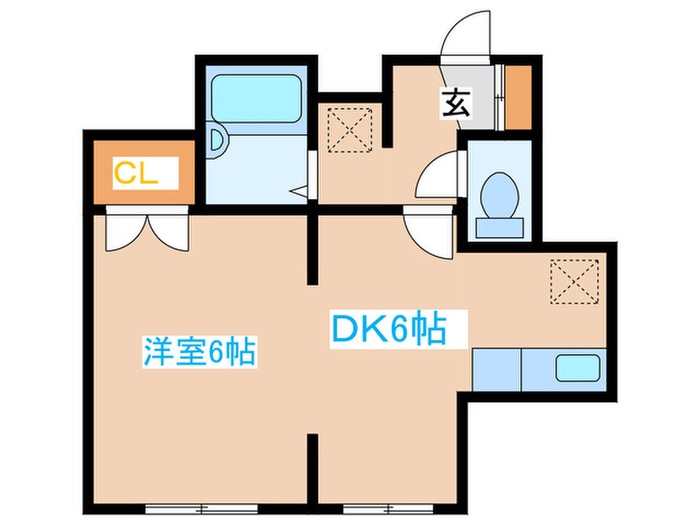 トゥモロー栄通の物件間取画像