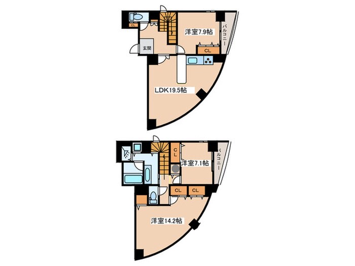 ＩＮＦＩＮＩＴＹの物件間取画像