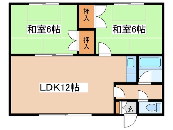 静マンションの物件間取画像