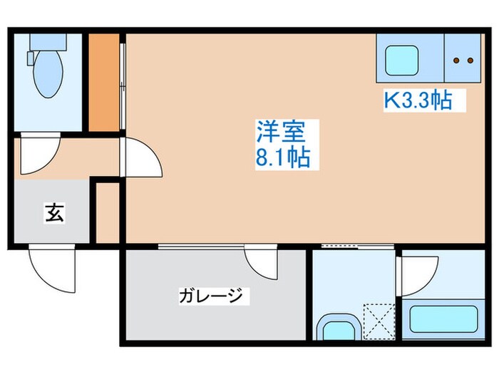 Living with Moto 発寒3.3の物件間取画像