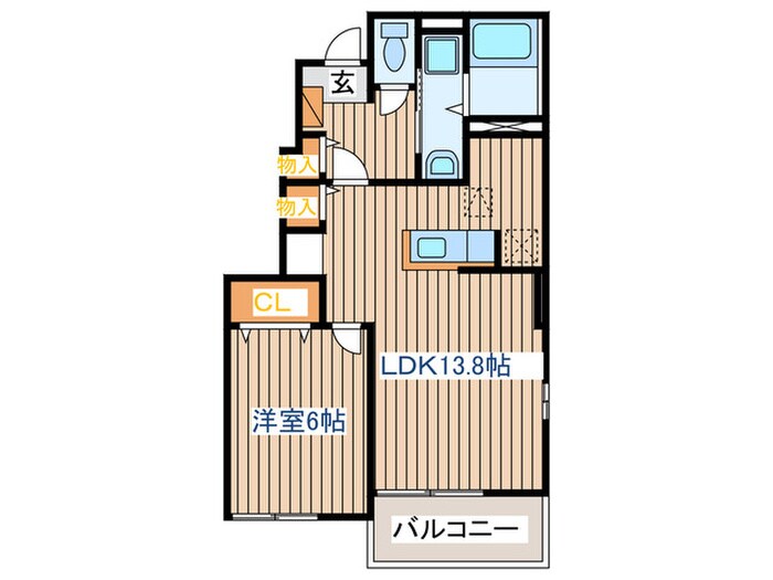 Central SoleilⅢの物件間取画像