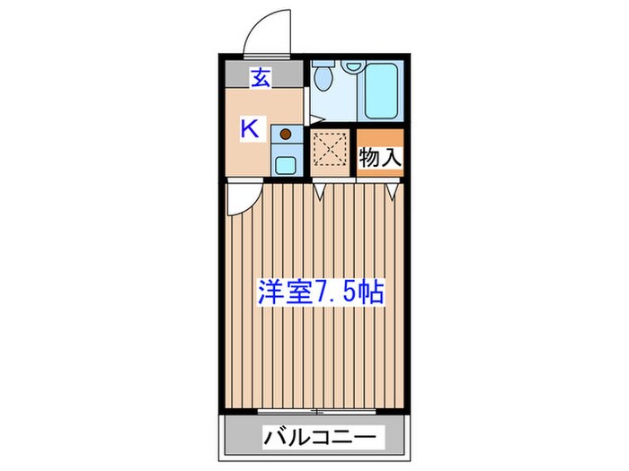 サンシテｨ荒町の物件間取画像