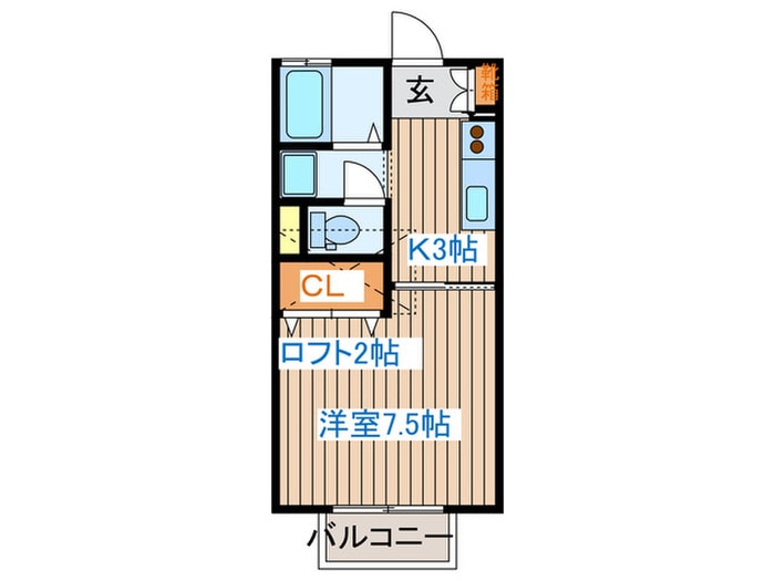 ヴィクトールハット原町の物件間取画像